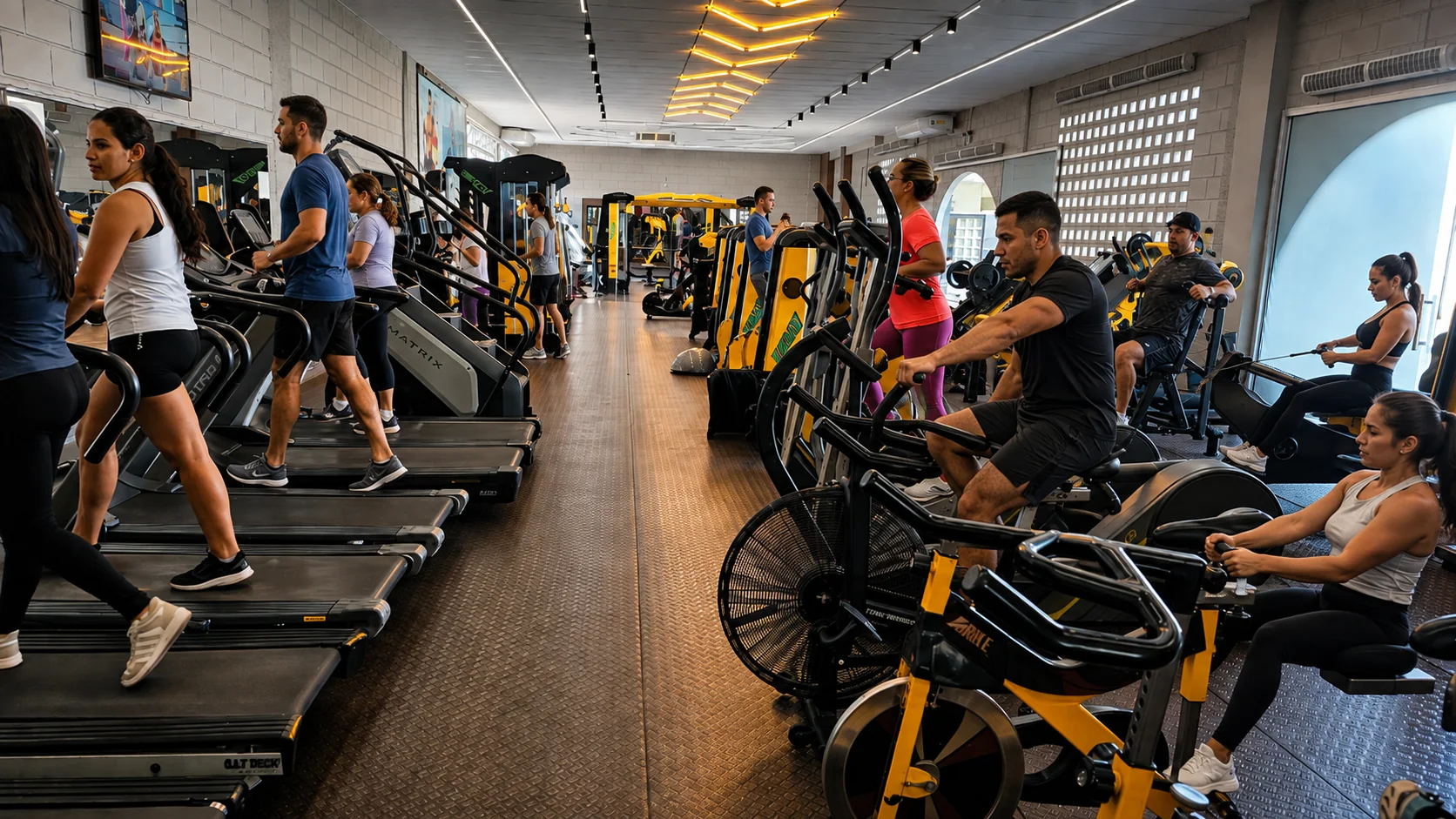 Área real de cardio da Lapa Center